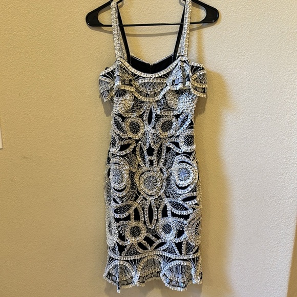 Naeem Khan handmade, evening Slip Dress. - Picture 5 of 10